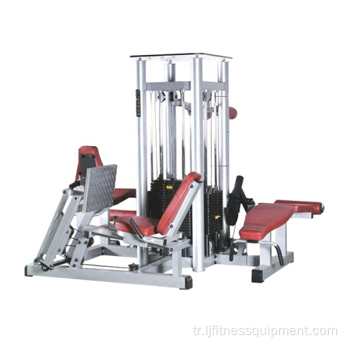 Entegre Ticari Fitness Makineleri 4 Çoklu İstasyon
